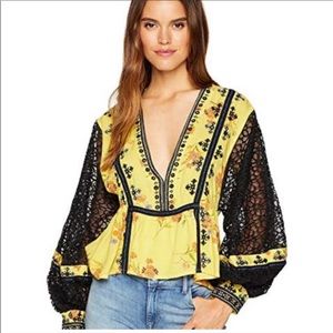 Free People Boogie All Night Blouse